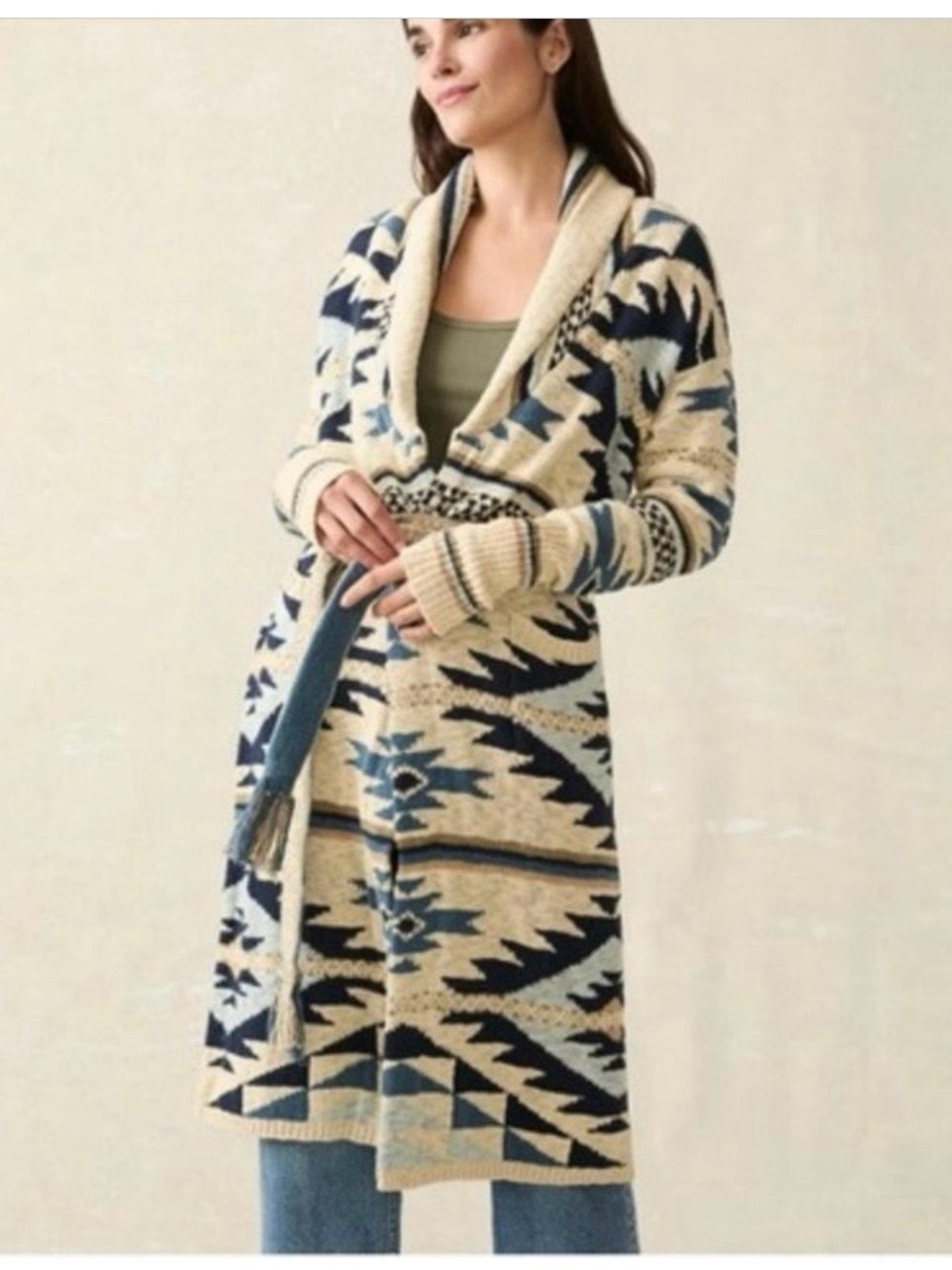 Faherty x B.YELLOWTAIL Bethany Yellowtail Paloma Duster M